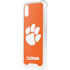 Clemson University Tiger Print iPhone XS Clear Case