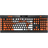 Clemson University Tiger Print K95 RGB PLATINUM Mechanical Gaming Keyboard Skin