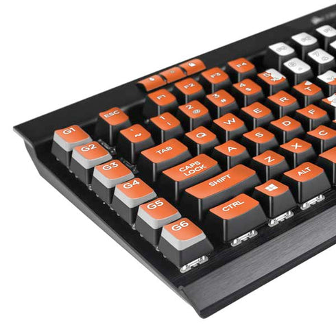 Clemson University Tiger Print K95 RGB PLATINUM Mechanical Gaming Keyboard Skin