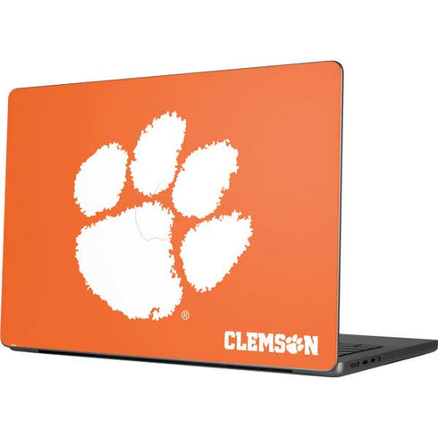 Clemson University Tiger Print MacBook Pro 14in (2021-24) Skin