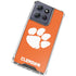 Clemson University Tiger Print Moto G Power 5G (2025) Clear Case