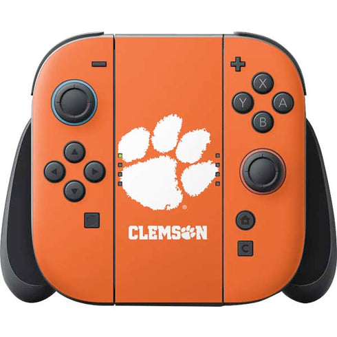 Clemson University Tiger Print Nintendo Skins