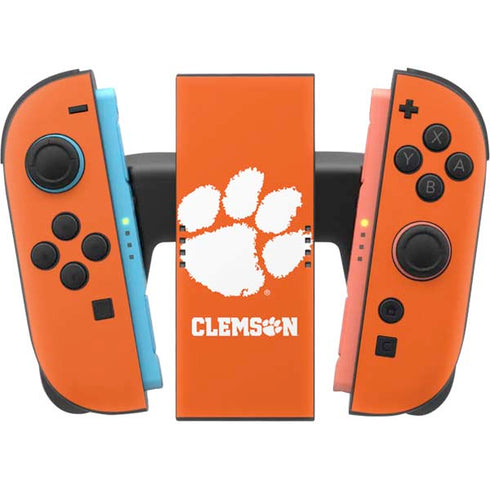 Clemson University Tiger Print Nintendo Switch 2 (2025) Joy-Con Controller Skin