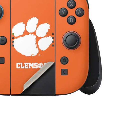 Clemson University Tiger Print Nintendo Switch 2 (2025) Joy-Con Controller Skin