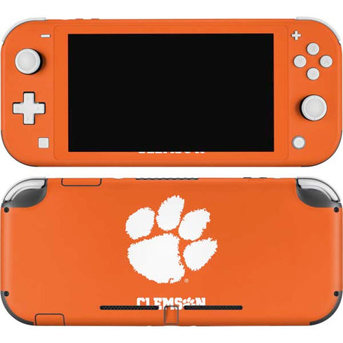 Clemson University Tiger Print Nintendo Switch Lite Skin
