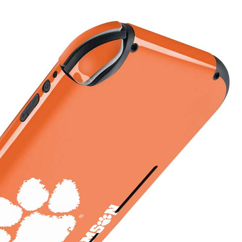 Clemson University Tiger Print Nintendo Switch Lite Skin