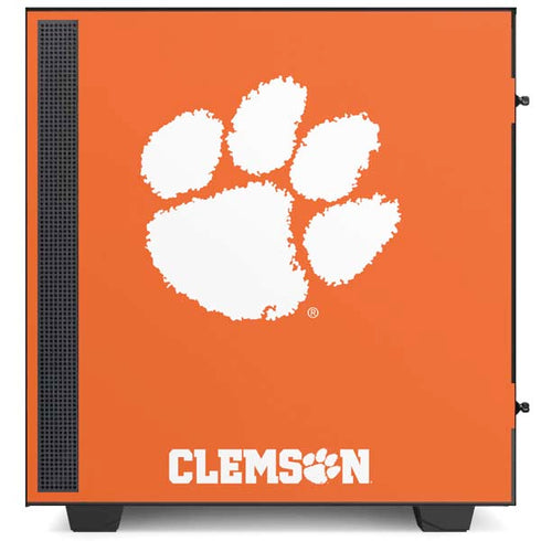 Clemson University Tiger Print NZXT H510 Compact ATX Mid-Tower Case Skin