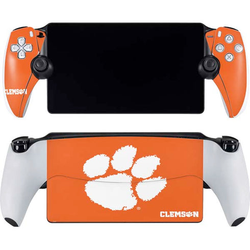 Clemson University Tiger Print PlayStation Portal Remote Player Skin