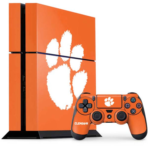 Clemson University Tiger Print PlayStation PS4 Skins