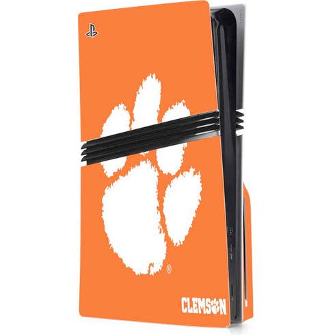 Clemson University Tiger Print PlayStation PS5 Skins