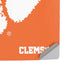Clemson University Tiger Print PS5 Pro Disk Console Skin