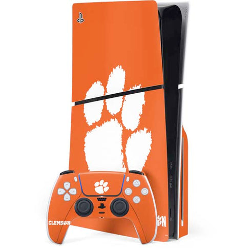 Clemson University Tiger Print PlayStation PS5 Skins