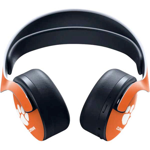 Clemson University Tiger Print PULSE 3D Wireless Headset for PS5 Skin