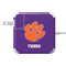 Clemson University Tiger Print Purple 85W Power Adapter (15 and 17 inch MacBook Pro Charger) Skin