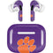 Clemson University Tiger Print Purple AirPods Pro 2nd Gen Skin