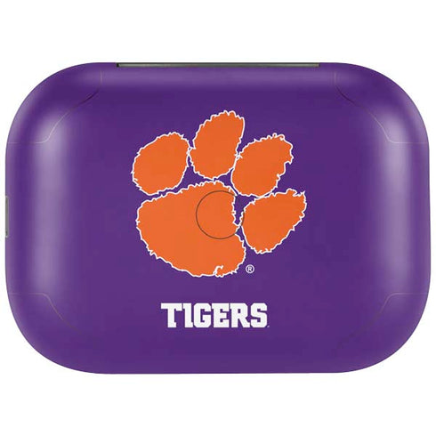 Clemson University Tiger Print Purple Amazon Echo Buds Skin