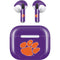 Clemson University Tiger Print Purple Apple AirPods (3rd Gen 2021) Skin