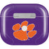 Clemson University Tiger Print Purple Apple AirPods (3rd Gen 2021) Skin