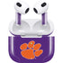 Clemson University Tiger Print Purple Apple AirPods (3rd Gen 2021) Skin