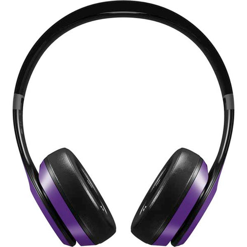 Clemson University Tiger Print Purple Beats Solo 4 Wireless Headphones Skin