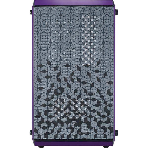 Clemson University Tiger Print Purple Cooler Master MasterBox Q300L Mini Tower Skin