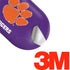 Clemson University Tiger Print Purple Galaxy Buds Plus Skin
