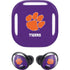 Clemson University Tiger Print Purple Galaxy Buds Pro Skin