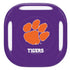 Clemson University Tiger Print Purple Galaxy Buds Pro Skin
