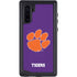 Clemson University Tiger Print Purple Galaxy Cases