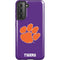 Clemson University Tiger Print Purple Galaxy S21 5G Pro Case