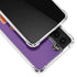Clemson University Tiger Print Purple Galaxy S21 FE Clear Case