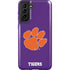 Clemson University Tiger Print Purple Galaxy S21 Plus 5G Pro Case