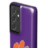Clemson University Tiger Print Purple Galaxy S21 Ultra 5G Pro Case