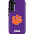 Clemson University Tiger Print Purple Galaxy S22 Plus Pro Case