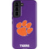 Clemson University Tiger Print Purple Galaxy S22 Pro Case