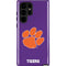 Clemson University Tiger Print Purple Galaxy S22 Ultra Pro Case