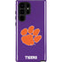 Clemson University Tiger Print Purple Galaxy S22 Ultra Pro Case