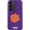 Clemson University Tiger Print Purple Galaxy S23 Pro Case