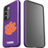 Clemson University Tiger Print Purple Galaxy S23 Pro Case