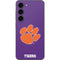 Clemson University Tiger Print Purple Galaxy S23 Skin