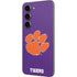 Clemson University Tiger Print Purple Galaxy S23 Skin