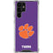 Clemson University Tiger Print Purple Galaxy S23 Ultra Clear Case