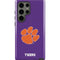 Clemson University Tiger Print Purple Galaxy S23 Ultra Pro Case