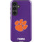Clemson University Tiger Print Purple Galaxy S25 Impact Case