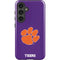 Clemson University Tiger Print Purple Galaxy S25 Plus Impact Case