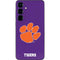 Clemson University Tiger Print Purple Galaxy S25 Plus Skin
