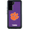 Clemson University Tiger Print Purple Galaxy S24 Plus Waterproof Case