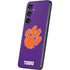 Clemson University Tiger Print Purple Galaxy S25 Skin