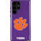 Clemson University Tiger Print Purple Galaxy S25 Ultra Impact Case