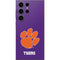Clemson University Tiger Print Purple Galaxy S25 Ultra Skin